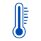 Operating temperature icon